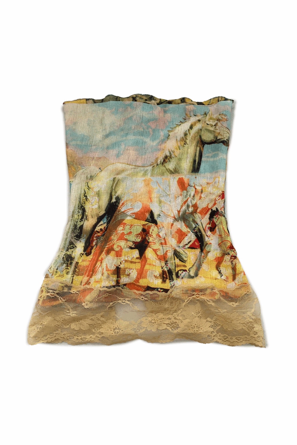Western Printed jersey top