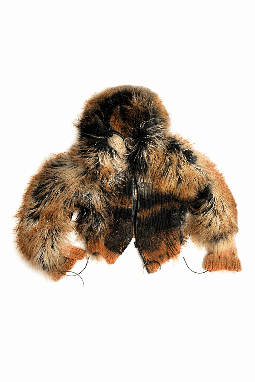 Blonde Angora / Mongolian Curly Goat 3way Bomber