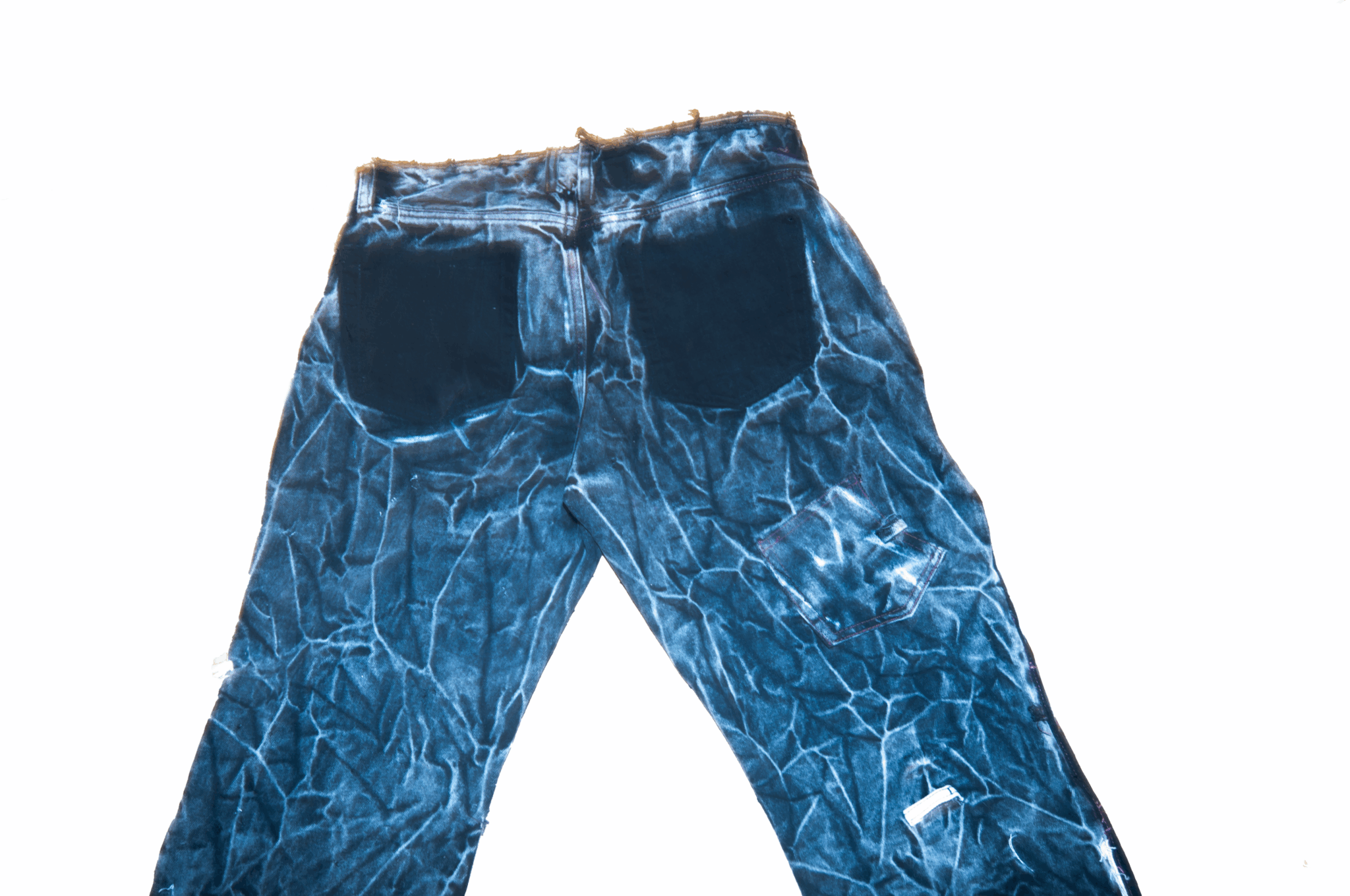Oohra handpainted baggy denim - Image 3