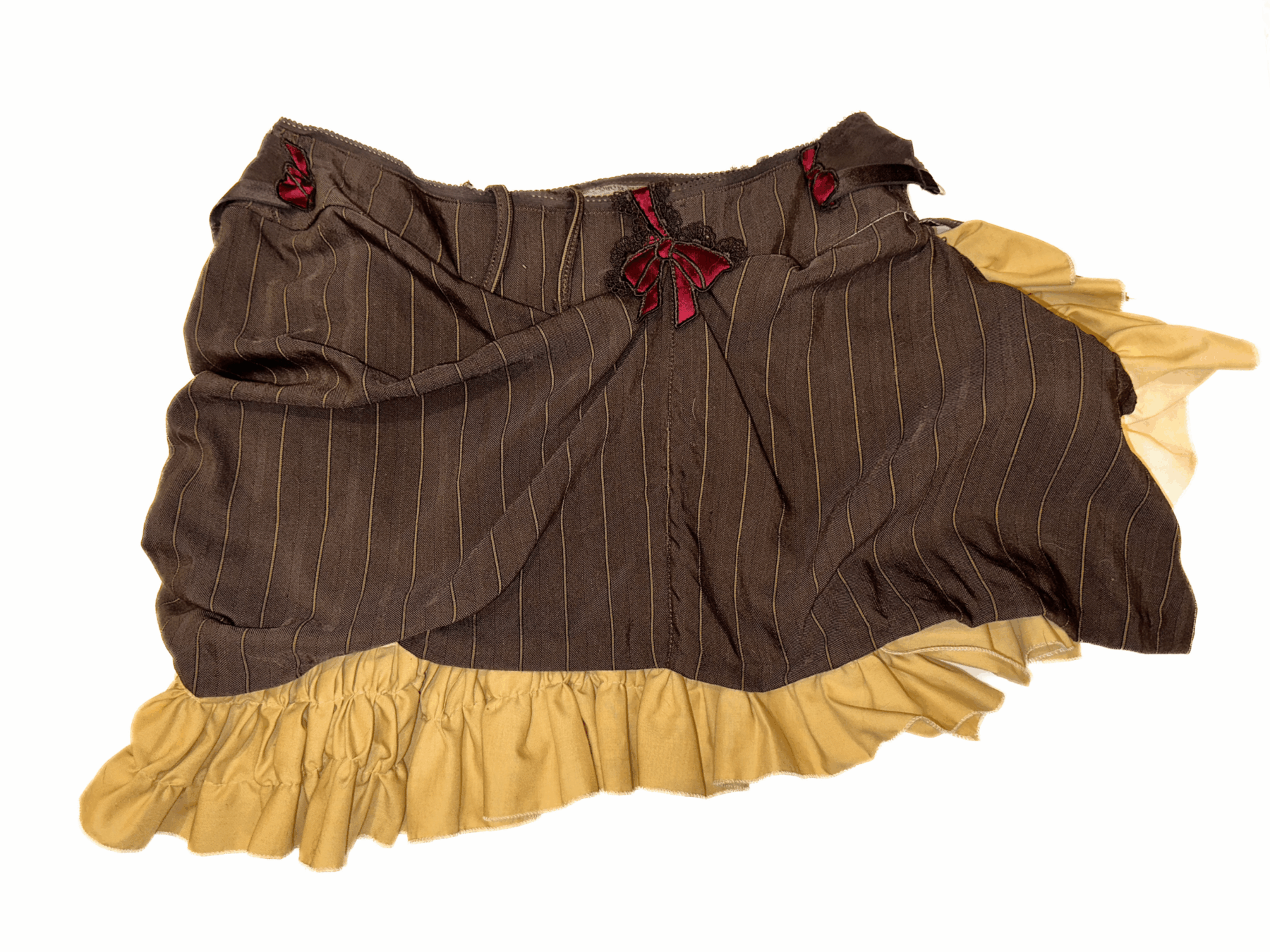 Tailored Drape Ruffle Skirt - Image 2