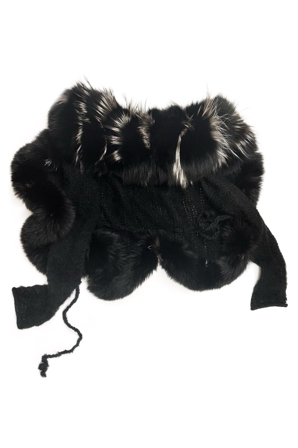 Mohair Fox Draped Knit